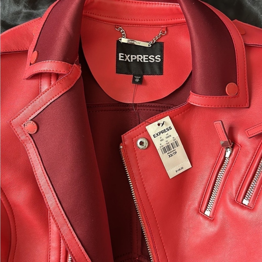 NWT Express Faux Leather Jacket